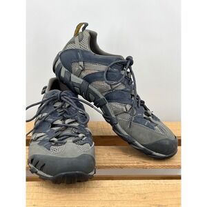 Merrell Continuum QForm Air Cushion Hiking Shoes Womens 8 Grey Navy Vibram 81107